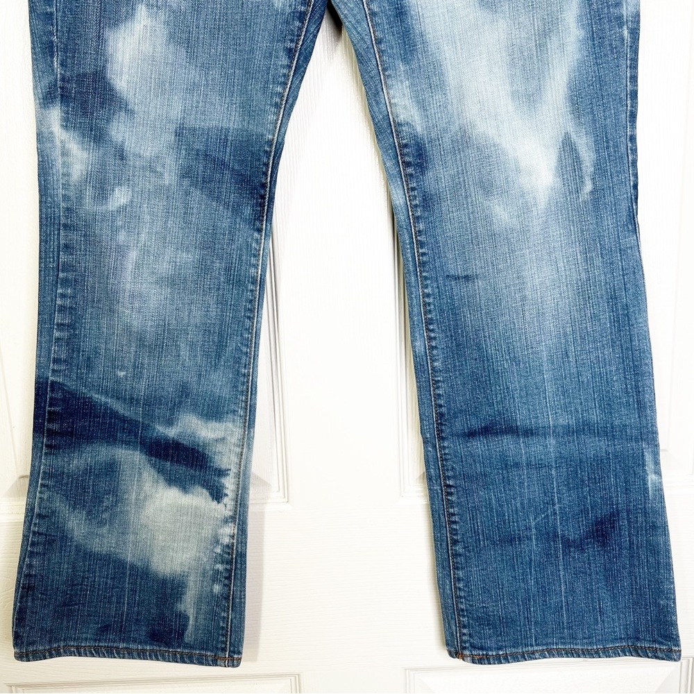 Old Navy The Sweetheart Custom Bleached Straight Leg Jeans Women’s Sz 6S - Picture 4 of 7